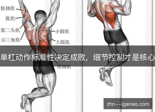 单杠动作标准性决定成败,细节控制才是核心 单杠动作标准性决定成败,细节控制才是核心